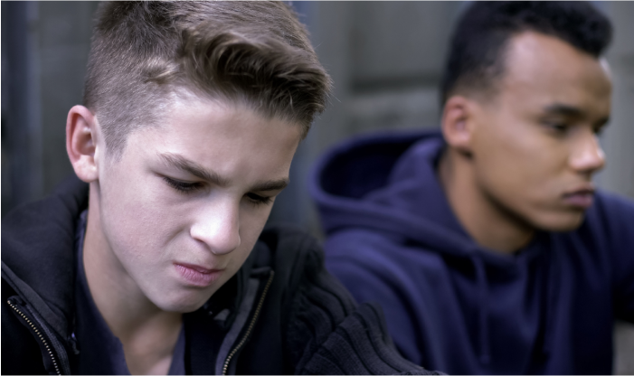 Young men struggling with issues, Residential Treatment Centers for Teens