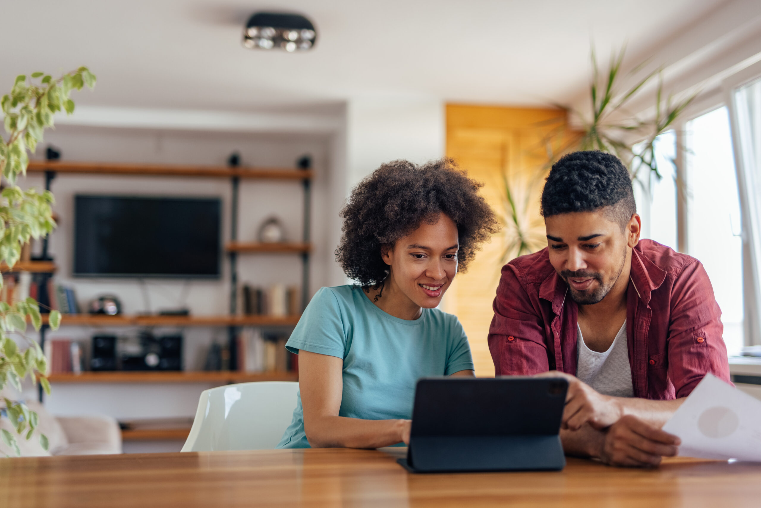 Two people considering boarding schools for troubled teens